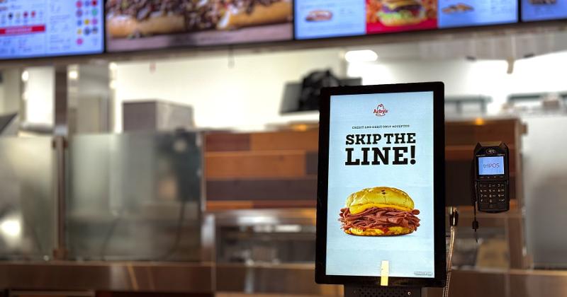 Love’s Travel Stops Ads Smart Kiosks to Arby’s Locations.