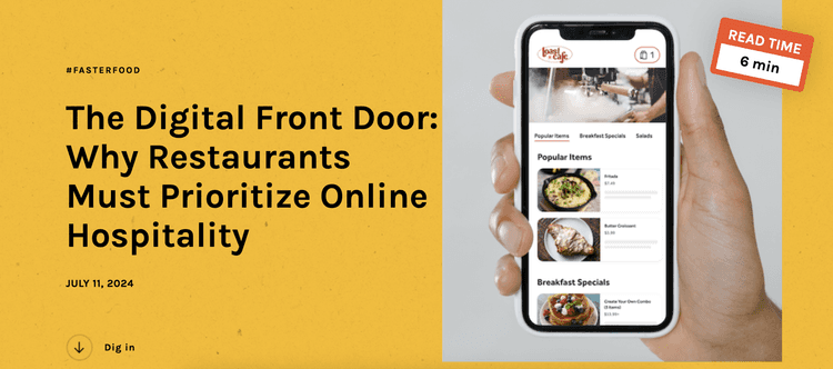 The Digital Front Door: Why Restaurants Must Prioritize Online Hospitality